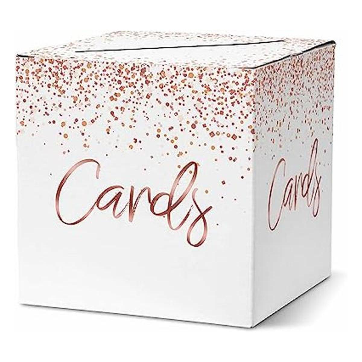 Caja de tarjetas de 8 pulgadas caja de recepción de