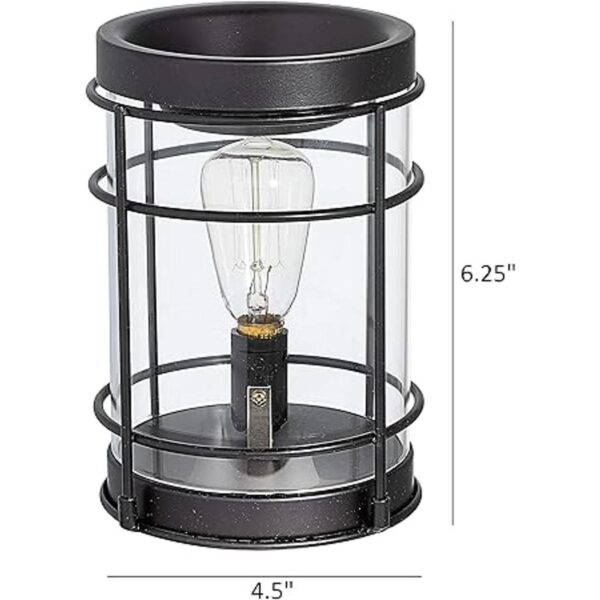 Calentador de velas eléctrico de bombilla vintage con