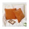 CaliTime Juego de 2 fundas de almohada acogedoras de_2