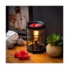Calentador de velas eléctrico de bombilla vintage con