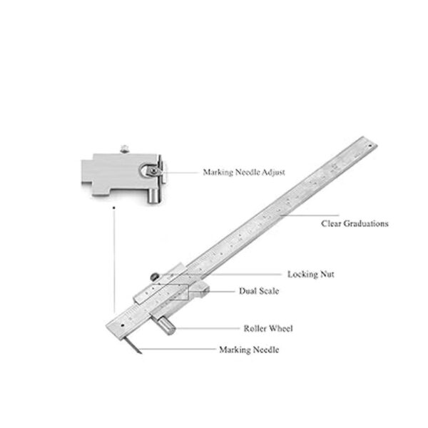 Calibre Vernier de 0 a 7.874 in con marcador de carburo_2