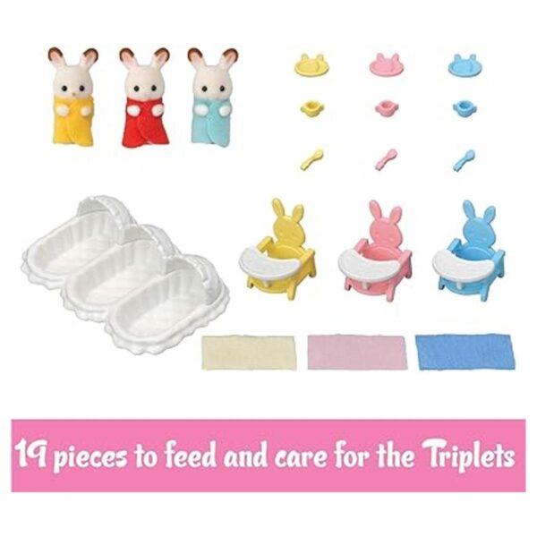 Calico Critters Juego de cuidado de trillizos juego de_2