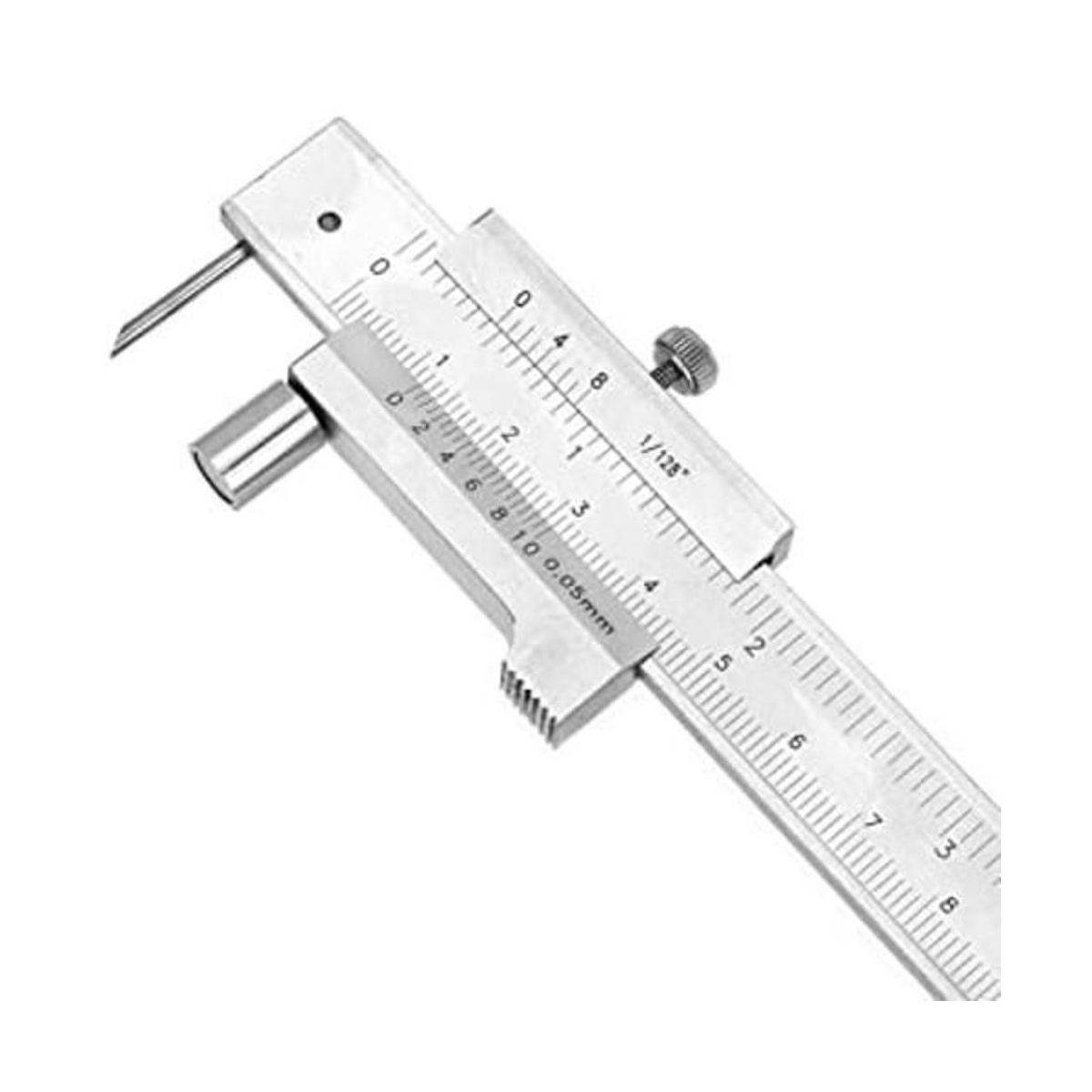 Calibre Vernier de 0 a 7.874 in con marcador de carburo