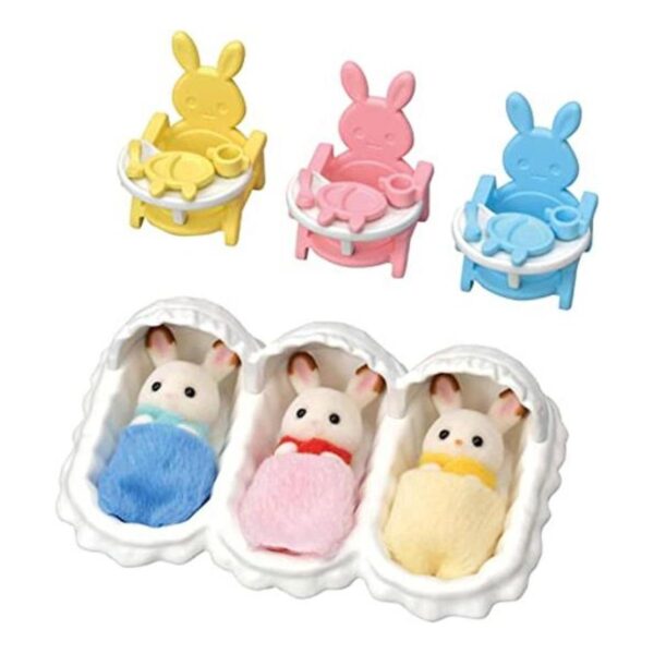 Calico Critters Juego de cuidado de trillizos juego de_1