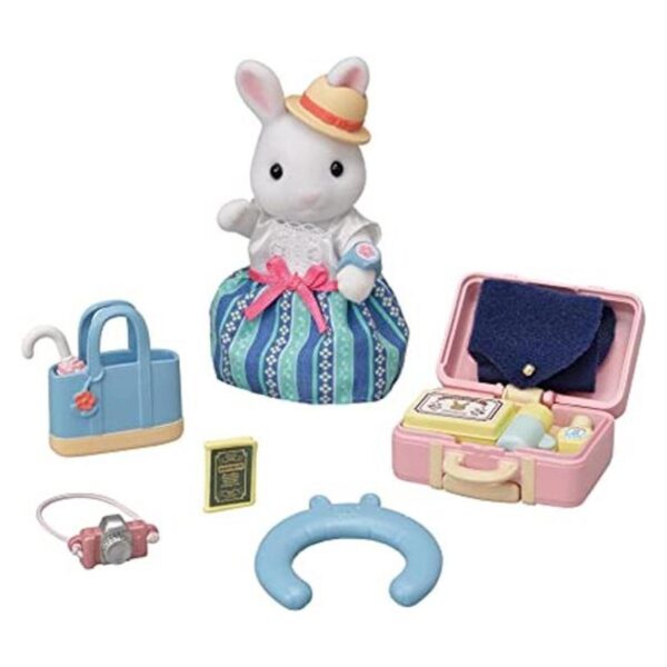 Calico Critters Snow Rabbit Juego de viaje para fin de_1