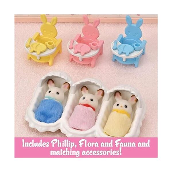 Calico Critters Juego de cuidado de trillizos juego de_4