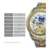 Caluxe Reloj de pulsera mecánico automático para hombre_6
