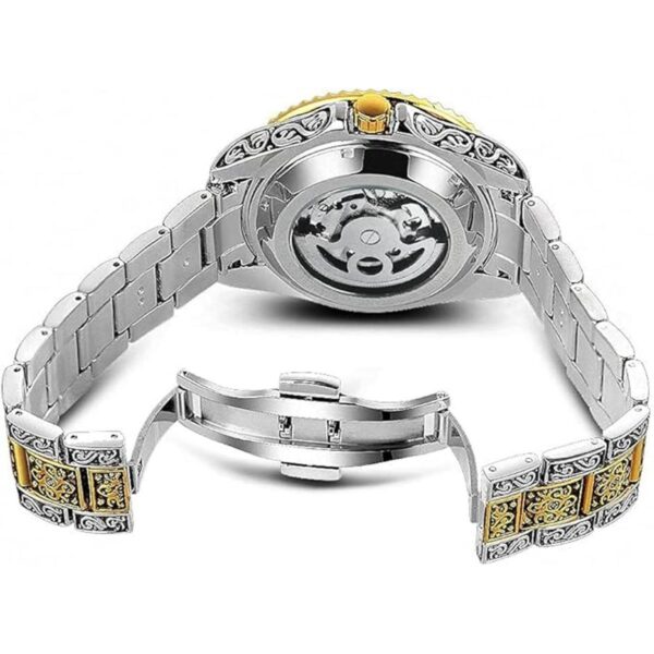 Caluxe Reloj de pulsera mecánico automático para hombre_4