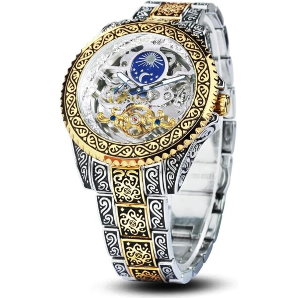 Caluxe Reloj de pulsera mecánico automático para hombre_1
