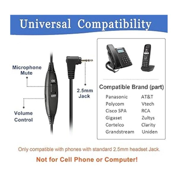 Callez Auriculares de teléfono con micrófono con_3