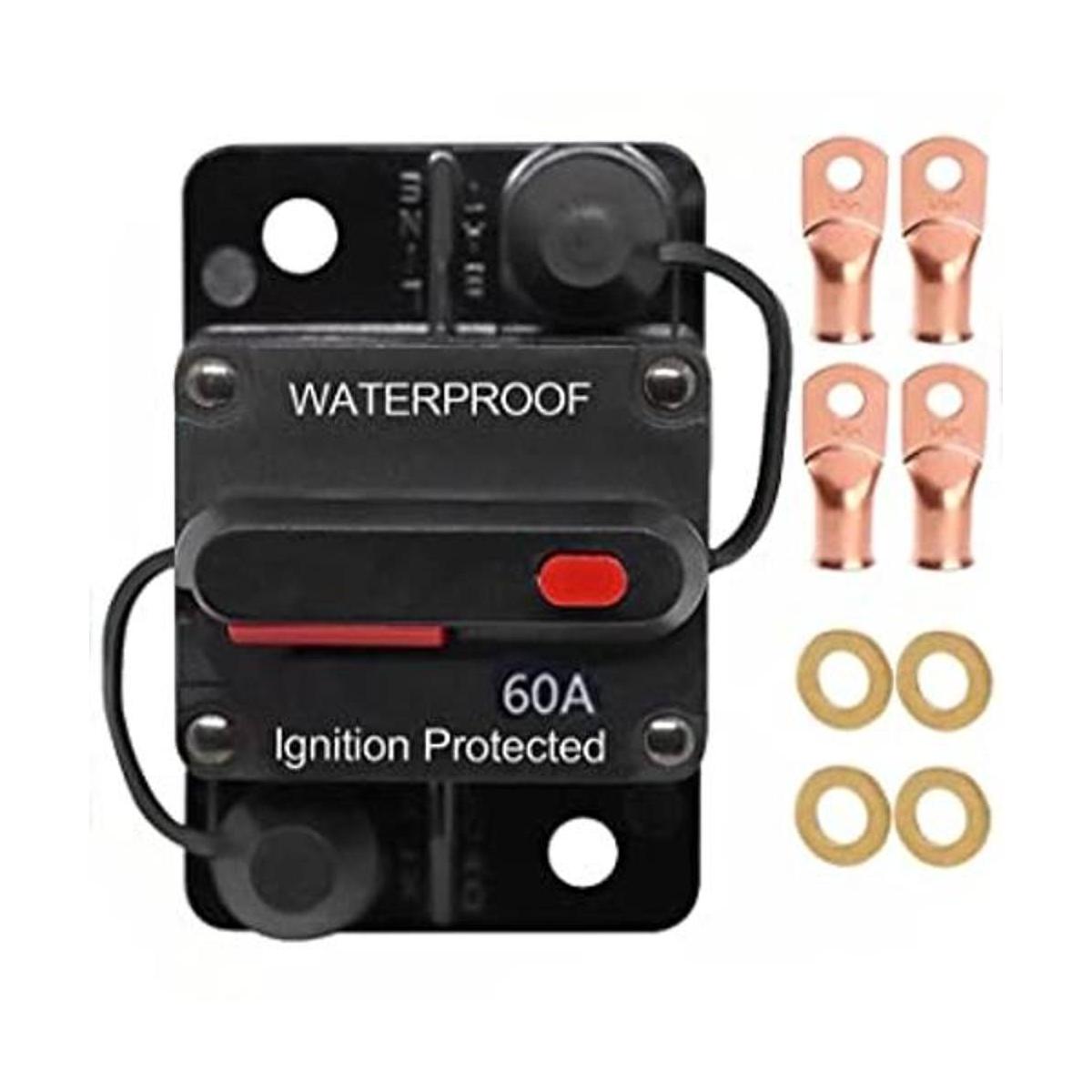 Calvert win Disyuntor de 60 amperios con reinicio manual