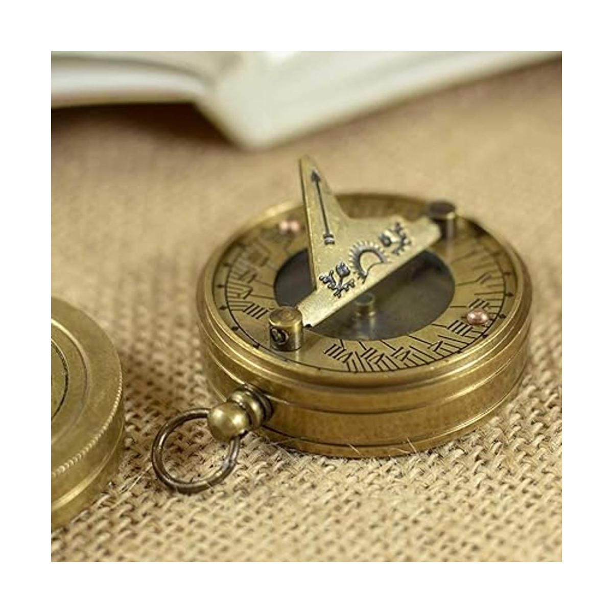 Calyron Reloj de sol magnético con diseño de muñeca de