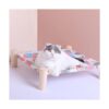 Cama hamaca para gatos y perros hamaca de madera elevada