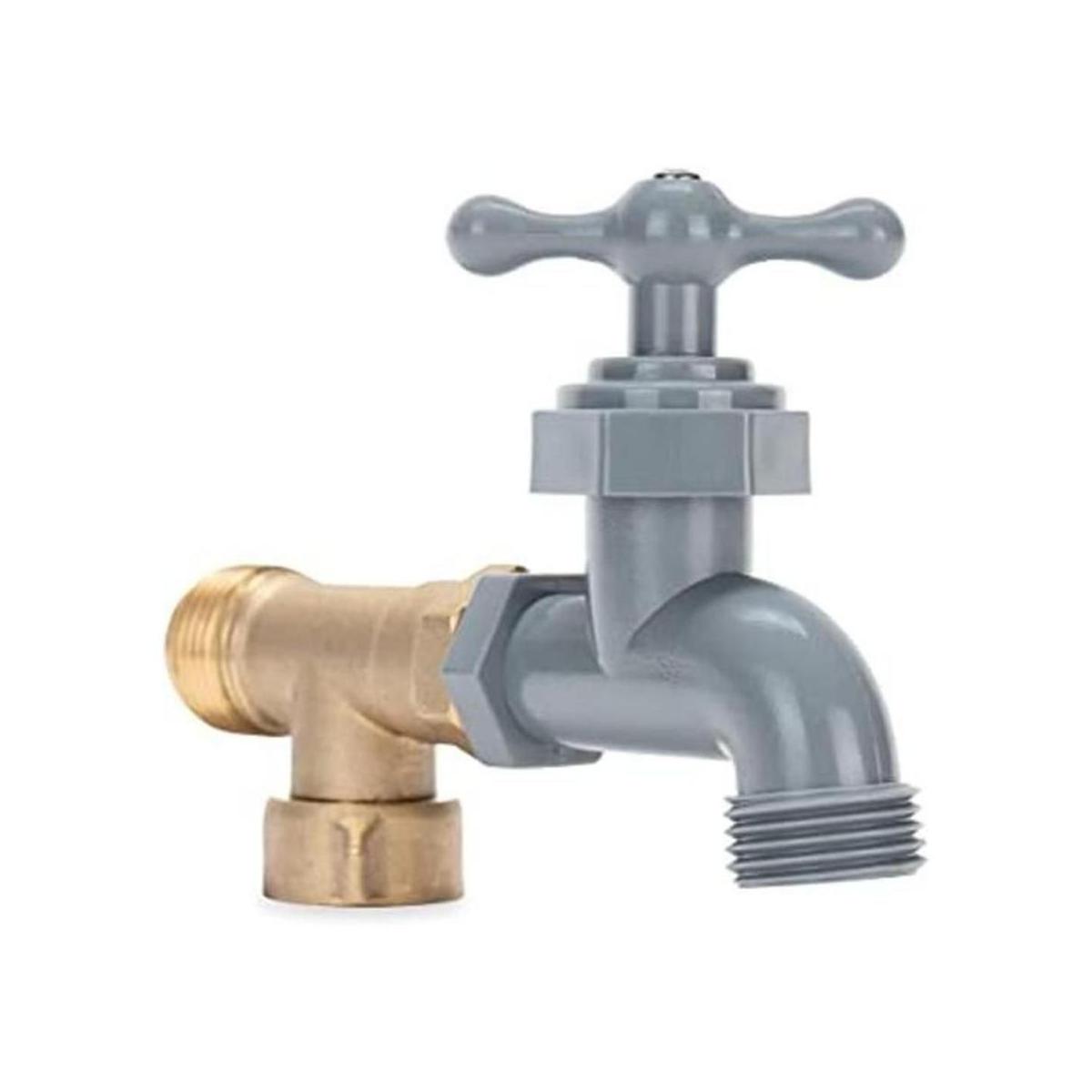 Camco Grifo de agua de 90 grados proporciona una fuente