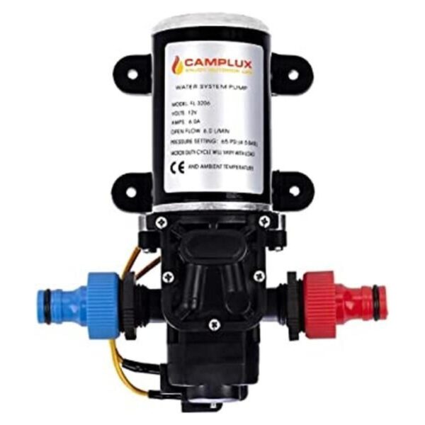 Camplux Bomba de agua de 12 V 65 PSI CC 1.6 GPM 6 LPM_1