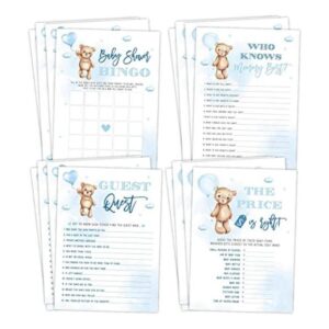 Can Bearly Wait Baby Shower Games Blue Sky Bingo Find_1