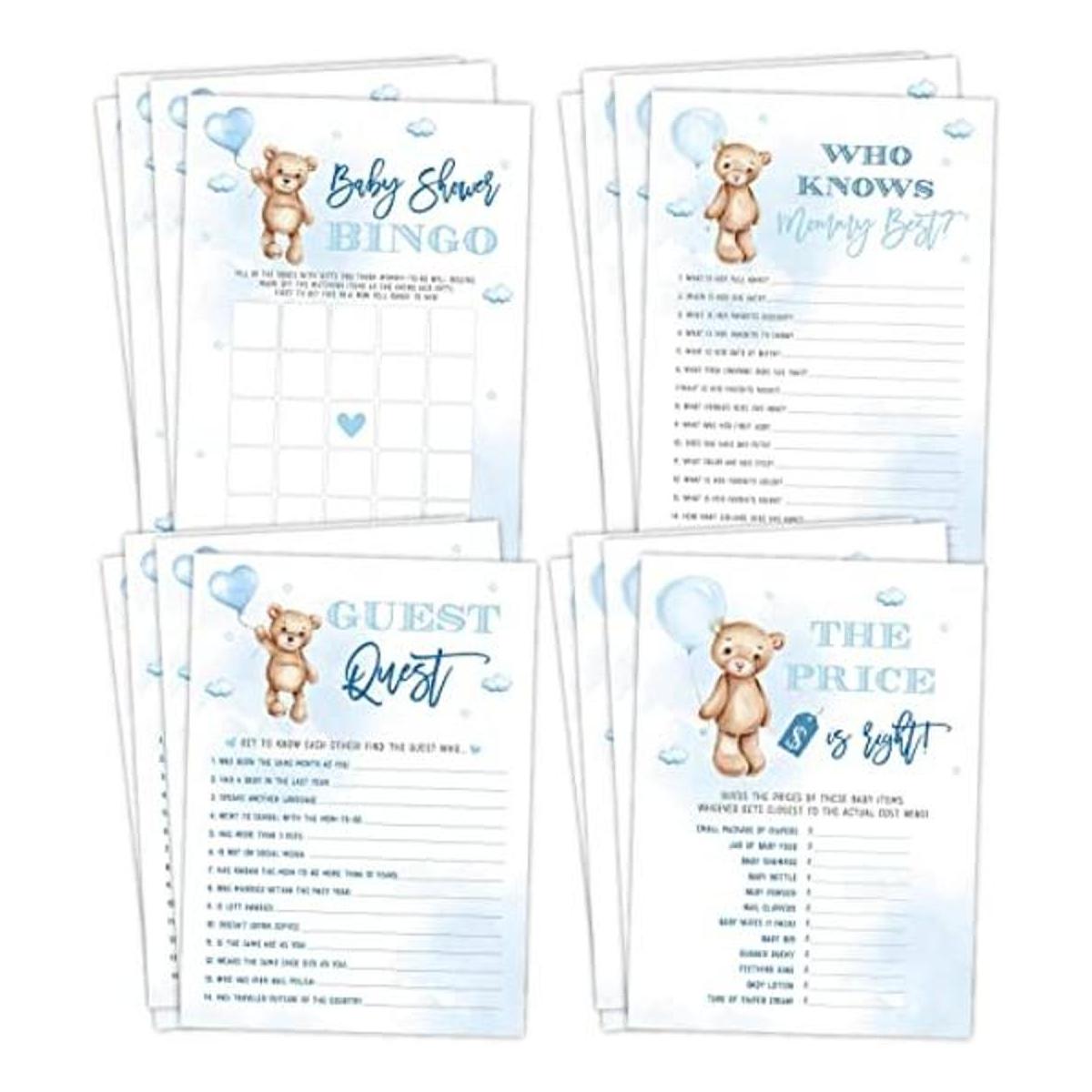 Can Bearly Wait Baby Shower Games Blue Sky Bingo Find