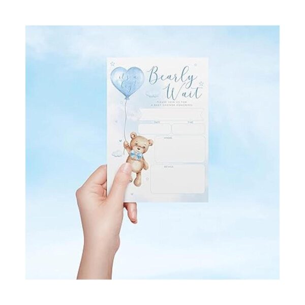 Can Bearly Wait Baby Shower Games Blue Sky Bingo Find_6