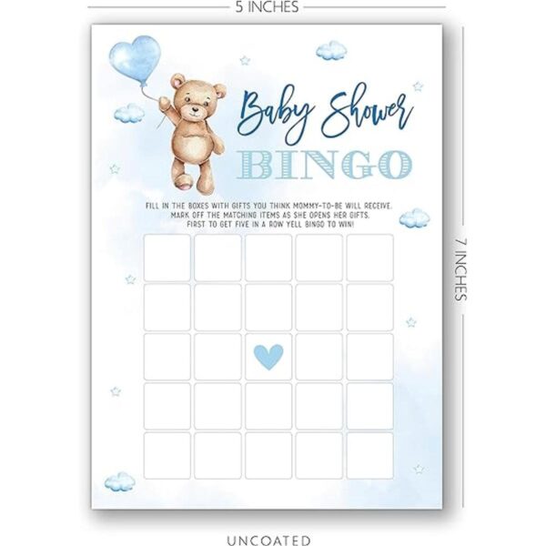 Can Bearly Wait Baby Shower Games Blue Sky Bingo Find_4