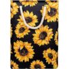 Canasta de lavandería con diseño de girasoles de sol