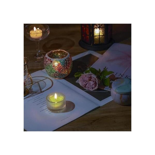 CandMak Vasos de vela para velas de té 50 unidades de_5