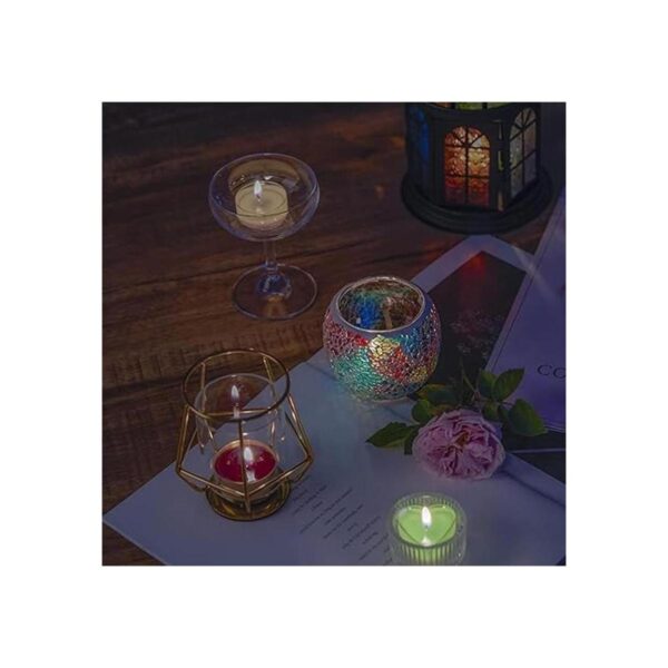CandMak Vasos de vela para velas de té 50 unidades de_6