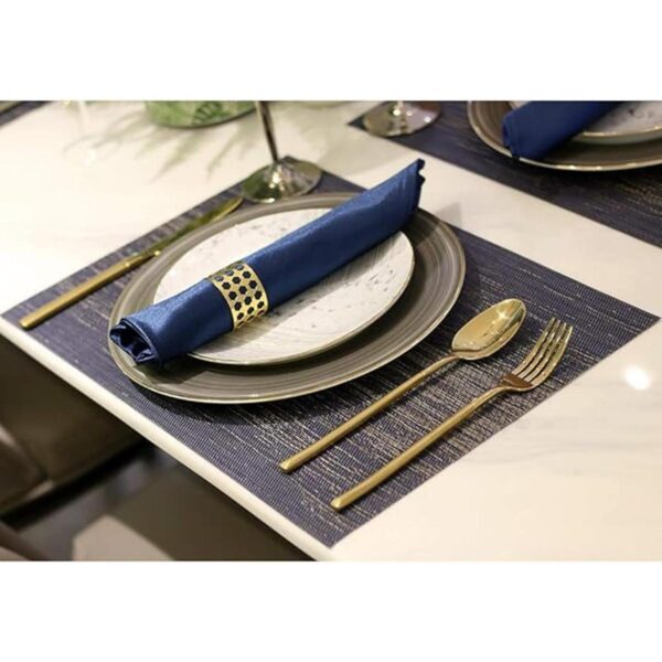 Candumy Manteles individuales para mesa de cocina 4 y 8