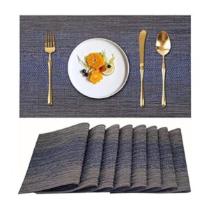 Candumy Manteles individuales para mesa de cocina 4 y 8