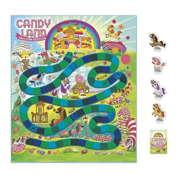 Candy Land Unicorn Edition Juego de mesa para niños_2