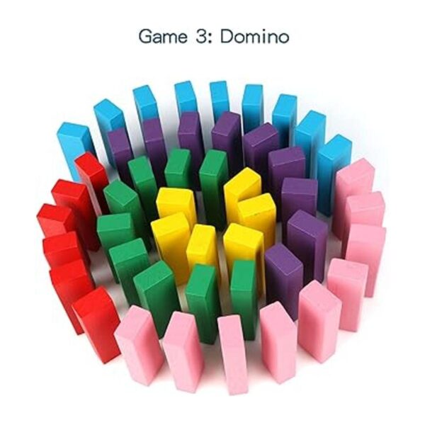 Canuan Juegos de apilamiento de bloques de madera 48_2