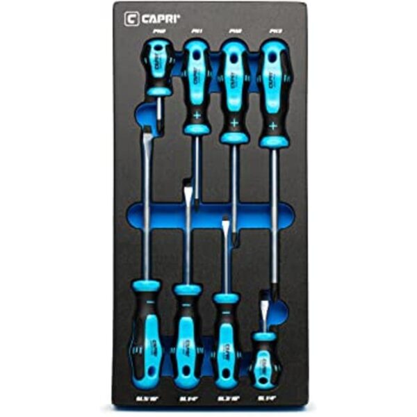 Capri Tools Juego de destornilladores Kontour 25000SS8KMT