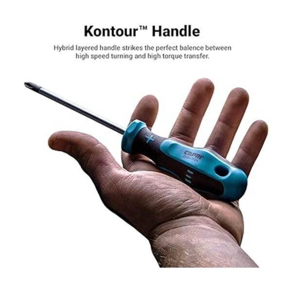 Capri Tools Juego de destornilladores Kontour 25000SS8KMT