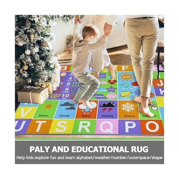 Capslpad Alfombra de juego para niños diseño de números