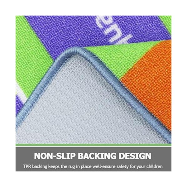 Capslpad Alfombra de juego para niños diseño de números