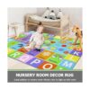 Capslpad Alfombra de juego para niños diseño de números