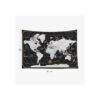 Capsceoll Tapiz de mapamundi con mapa azul grande para_4