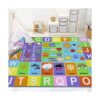 Capslpad Alfombra de juego para niños diseño de números