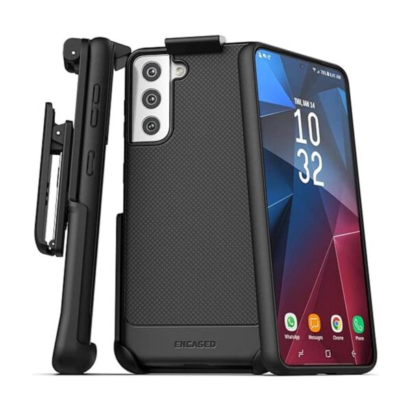Carcasa diseñada para Samsung Galaxy S21 con clip para_1