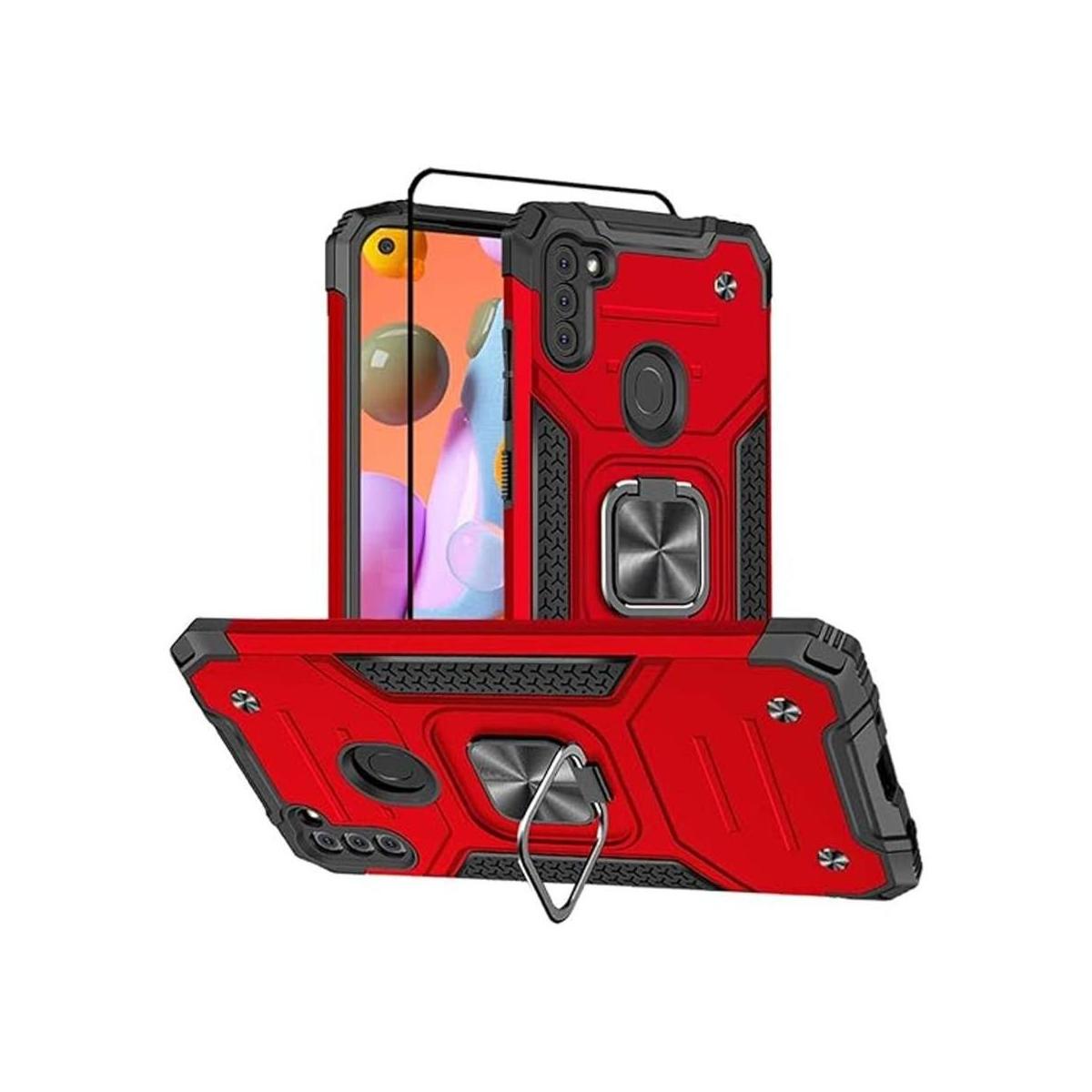 Carcasa para Samsung Galaxy A11 con protector de pantalla