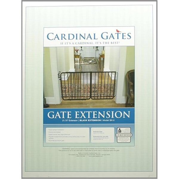 Cardenal Gates 21 34 Negro Puerta extensión Negro_3