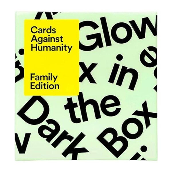 Cards Against Humanity Edición familiar caja que brilla_4