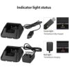 Cargador UV5R más cargador de cable USB con luz indicadora_2