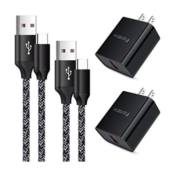 Cargador USB tipo C de carga rápida enchufe USB dual de_1