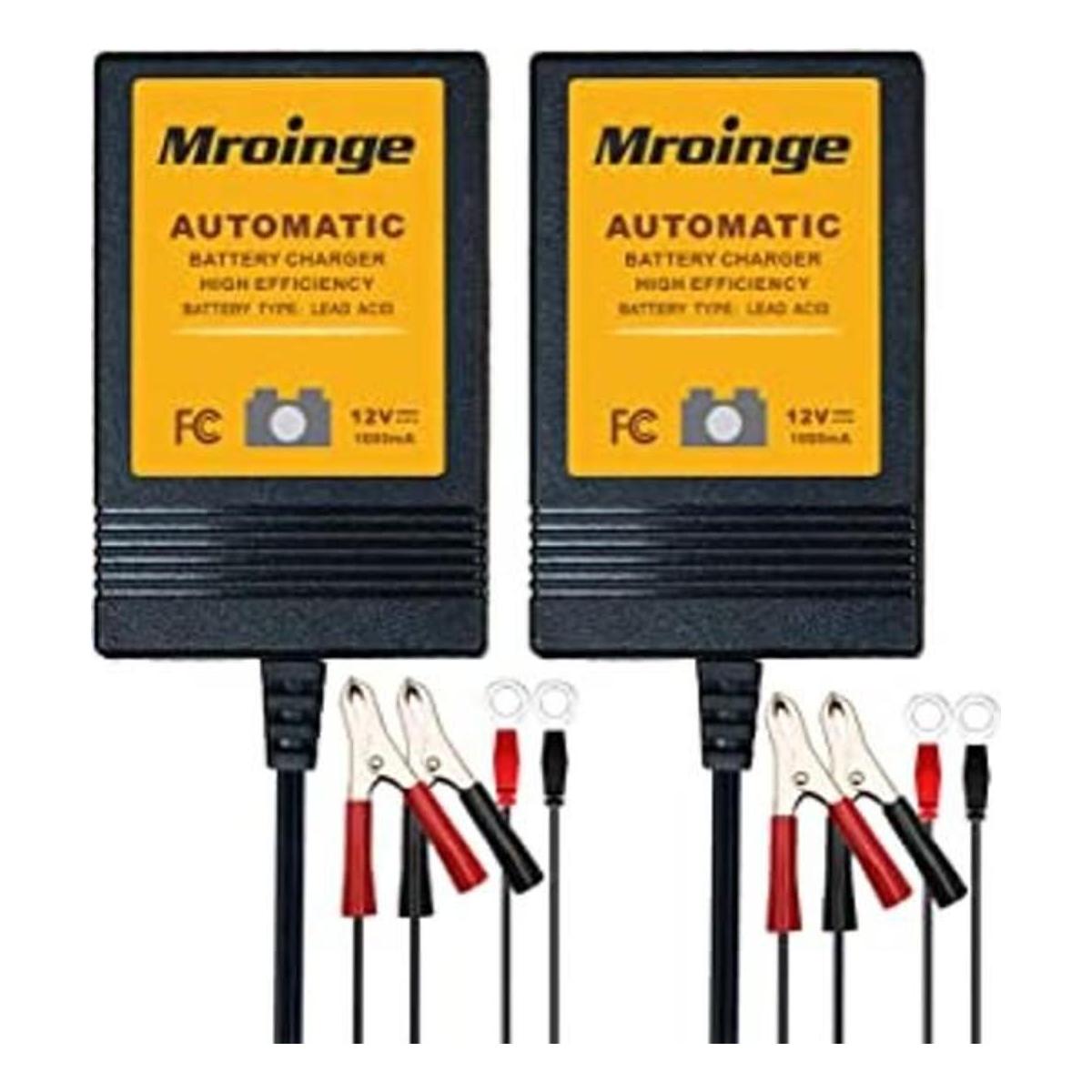 Cargador de batería Mroinge 12 V automático inteligente