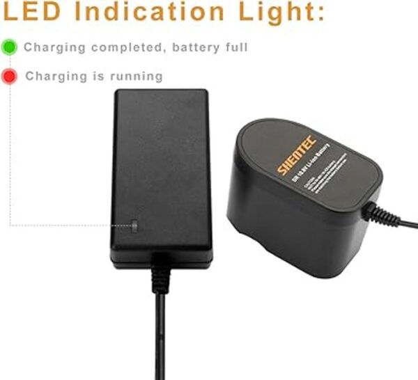 Cargador de batería de litio Shentec 10.8V compatible con