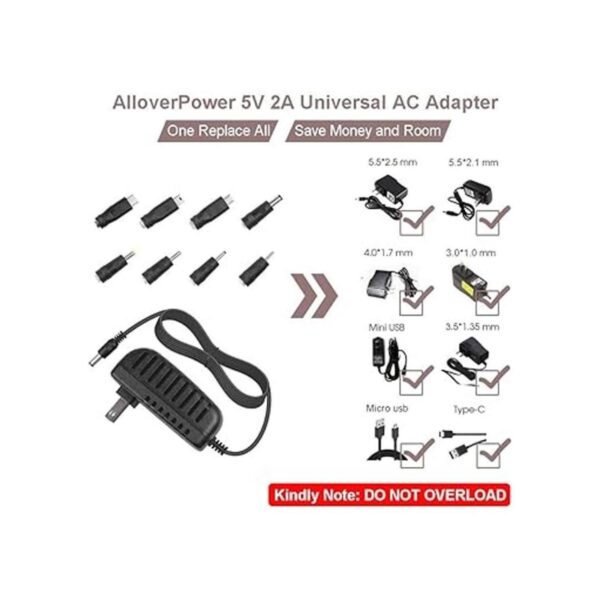 Cargador de cable de fuente de alimentación DC 5V 2A 2000_5