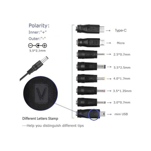Cargador de cable de fuente de alimentación DC 5V 2A 2000_4