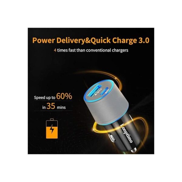 Cargador de coche USB C rápido compatible con Google_2