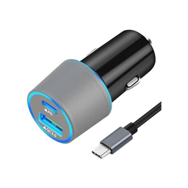 Cargador de coche USB C rápido compatible con Google_1