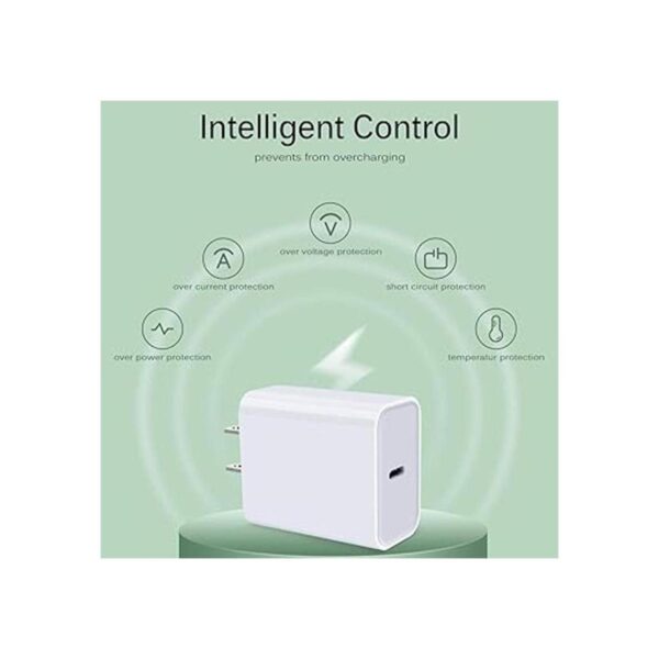Cargador de pared USB C 18 W PD 3.0 cargador rápido_6